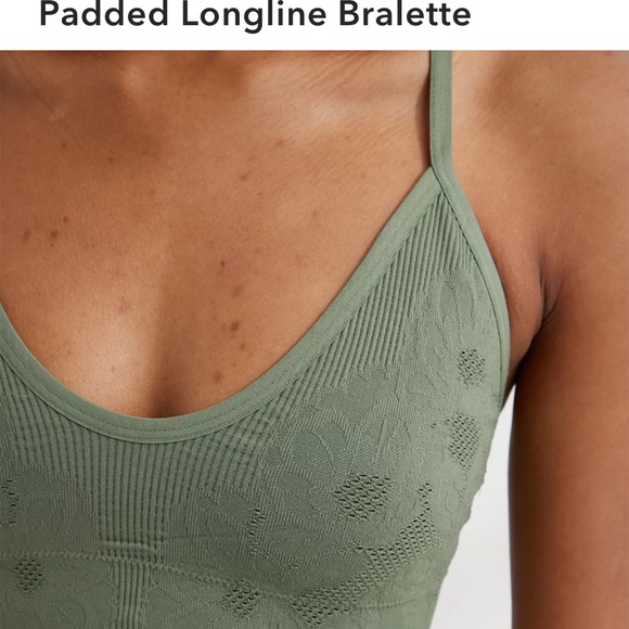 ☘️Aerie padded longline bralette - Picture 2 of 6